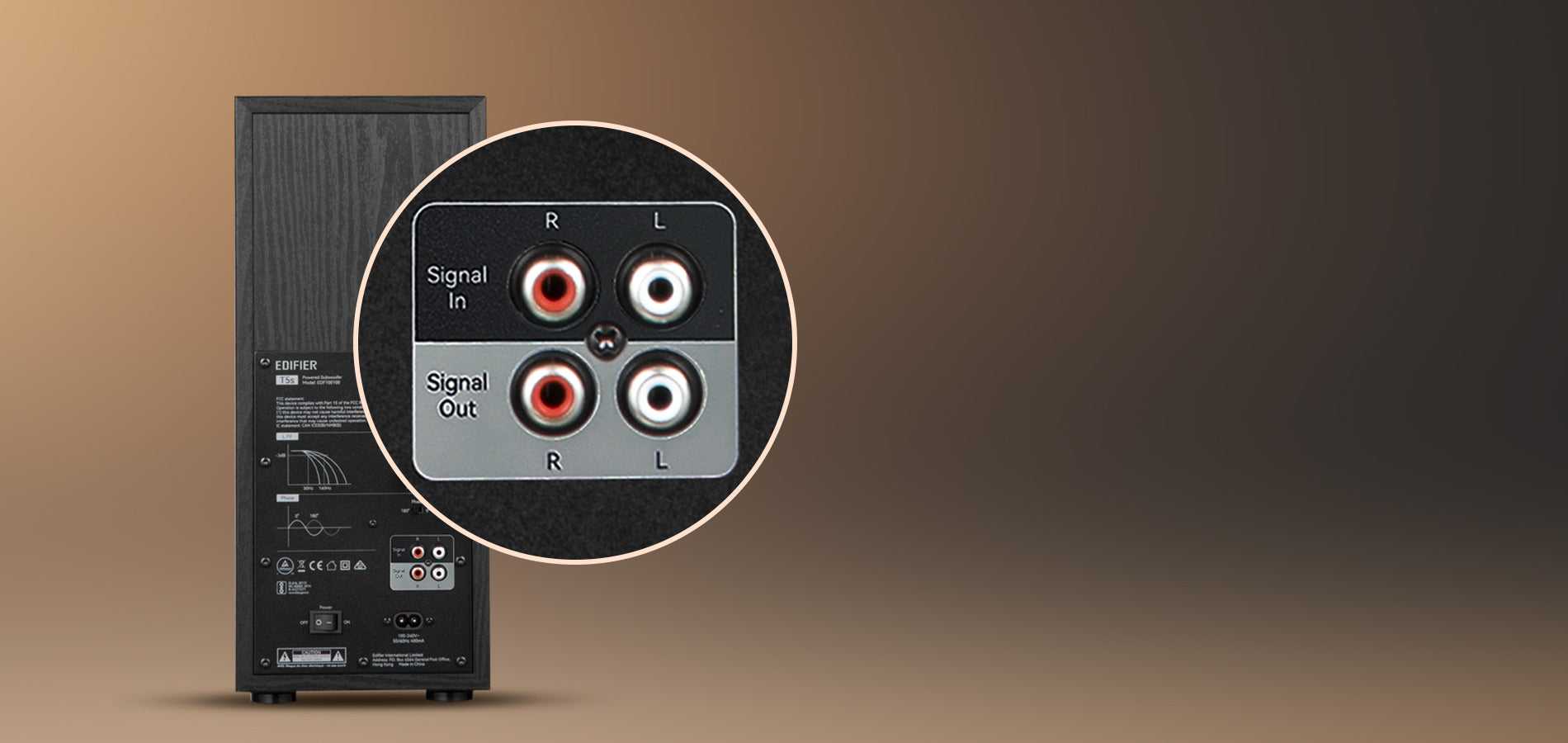 EDIFIER公式サイト】重低音サブウーファー T5s｜70W高出力＆8インチ
